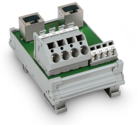 Wago 289-966 transfer module 4p series 289 A spring loaded