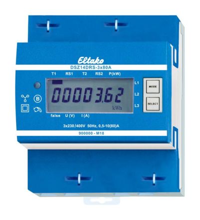 Eltako 28365715 DSZ14DRS-3x80A MID calibrated RS485 three-phase meter