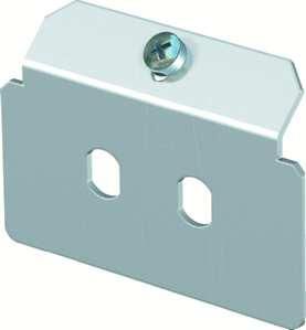 OBO Bettermann MTM2M with 2 x hole pattern type M support plate, 7407812