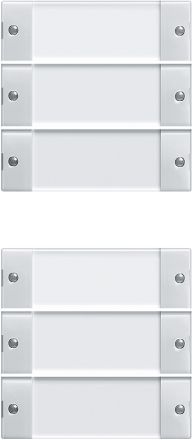 GIRA 213603 described TS3 rocker set System 55 | 6-way (3+3) | pure white glossy