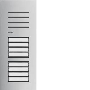 Elcom REQ008Y Door station front panel audio 8 buttons 2D stainless steel ONE