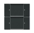 Busch-Jaeger 6736/01-81 Wall transmitter ZigBee Light Link, 2 channels anthracite