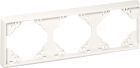EFAPEL TRIPLE HORIZONTAL FRAME BLACK