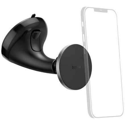 Hama 201504 'MagLock' with suction cup, for iPhone12/13 car phone holder