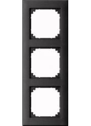MERTEN 488314 frame 3-way anthracite M-PLAN