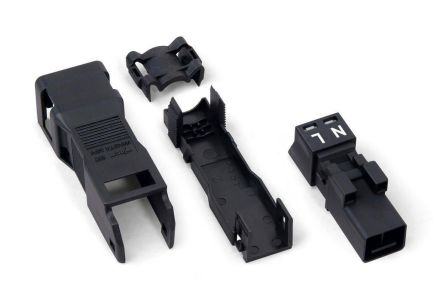 Wago 890-112 2-pin black plug part