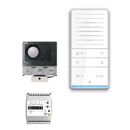 TCS PAIF010/002 Installation for 1 residential unit audio intercom set