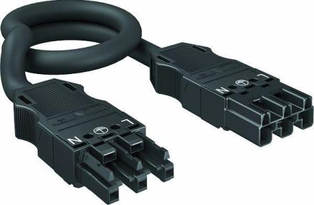 OBO Bettermann 6108742 3x2.5mm WINSTA 8000x27x15 PA black connection cable