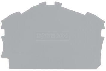Wago 2002-6391 grey end plate and intermediate plate