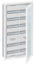 ABB Striebel & John U62TE small distribution board, flush-mounted with cover frame and transparent door, 2CPX071597R9999