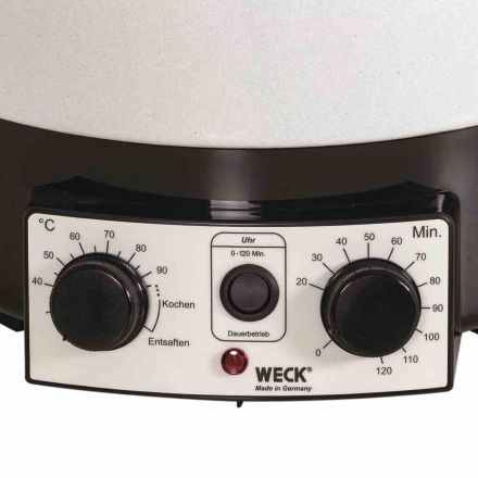 WECK WAT 15 preserving machine EM with clock without tap, with insert grid