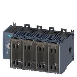 Siemens 3KF2412-4LF11 switch disconnector size 000+00 4p 125A side panel drive left