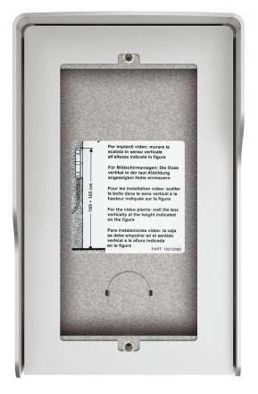 Bticino 350621 AP box Sfera New 2 modules ALLMETAL, (aluminium)