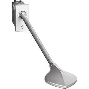 Bticino HD4362 reading lamp 3, 3W-LED flex. neck WHITE