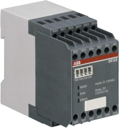 ABB Stotz-Kontakt DX122-FBP.0, DX122 IO module for UMC100, DI 110/230VAC, supply 24VDC, 1SAJ622000R0101
