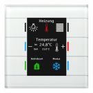 MDT BE-GT2TW.02 KNX glass button II Smart | temperature sensor | white glass