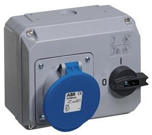ABB Stotz-Kontakt 263MHS6 , Switchable wall socket, 63 A 6h, IP44, 2P+E , 2CMA167715R1000