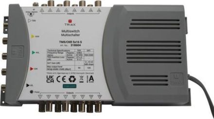 Triax 318604 TMS/CKR 5x16 S single multiswitch
