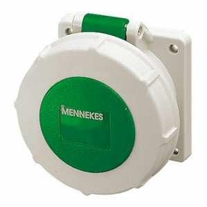 Mennekes 1714 panel socket TwinCONTACT 16A 4-pole 10h 50-500V