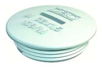 OBO Bettermann 108 M M16 light grey locking screw, 2033007