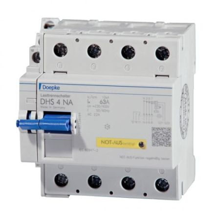 Doepke 09900009 Load disconnector DHS 4-063 NA with emergency stop