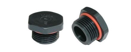 Jacob V301-1063-04 black IP66/68 O-ring NBR screw cap