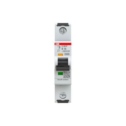 ABB Stotz-Kontakt 2CDS381001R0165 S301P-B16 B25kA 16A 1P circuit breaker
