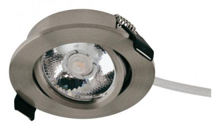 EVN P23031302 3000K 3W 210lm incl. power supply R sb chrome-sa LED recessed ceiling spotlight
