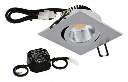 EVN PC24N61540 PQ black chr m 4000K 6W 683lm NG LED recessed ceiling spotlight