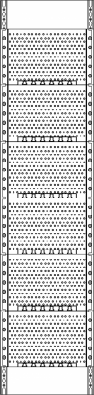 F-TRONIC KX7 telecommunications panel 250x1050x210mm