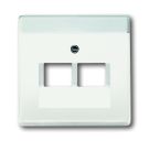 Busch-Jaeger 1803-02-884 Central plate, 2-way studio white matt