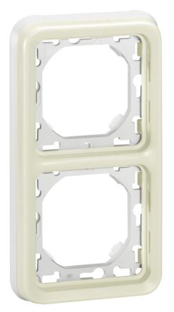 Legrand 069696 cover frame FRAP CORNER FRAME 2-WAY VERT.WS, (white)