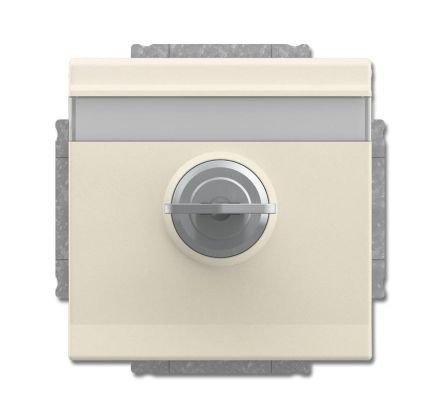 Busch-Jaeger 20 EUKNBSL-82-101 SCHUKO® socket insert, with hinged lid and lock ivory white