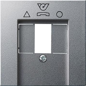 Gira 026026 cover for TDO System 55 color aluminum