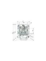 Wieland 57.904.0255.0 9785U/50 OHM/V0 resistance adjustment terminal