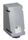 ABB Stotz-Kontakt 316RL11, surface-mounted wall socket, 16 A, IP44 11h, 3P+E, 440-460 V, 60 Hz, red, 2CMA168400R1000