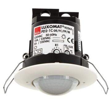 BEG 92565 PD21 channel ceiling installation white presence detector