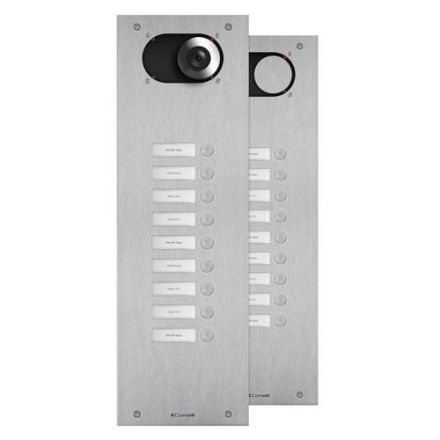 Comelit Group Germany IX0109 Switch 9 participants 1-row V4A front plate
