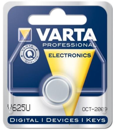 Varta V625U button cell, 1.5V