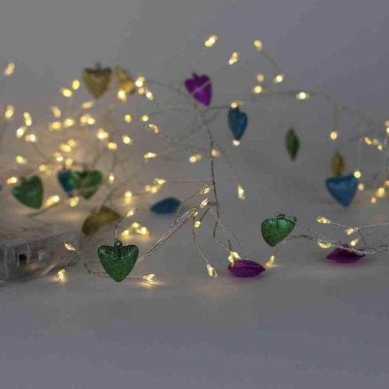 FHS 35210 light color hearts 100 LED ww, inside, battery T.6/18
