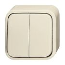 Busch-Jaeger 2601/5 AP rocker switch, series connection white