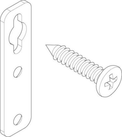 ABN IP54 (PK=4pcs.) mounting bracket (GLA3)