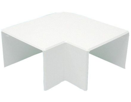 EFAPEL PLANE ANGLE FOR 80X60 TRUNKING WHITE