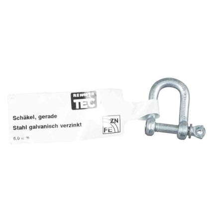 REWWER-TEC 265097 EAN shackle 6mm straight galvanized
