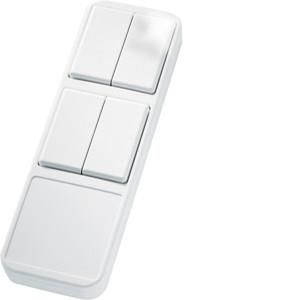 Eltako 30000206 FHS8B-wg pure white glossy wireless handheld transmitter