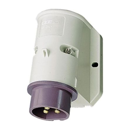Mennekes 1962 16A 3-pole 0h IP44 wall plug