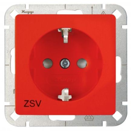 Kopp 920622006 'ZSV' HK05 orange SCHUKO socket