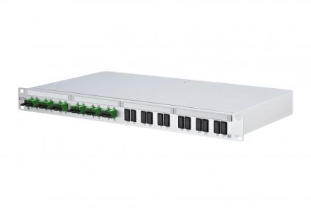 METZ CONNECT 1502005912-E OpDAT PF VIK 12xE2000 APC green OS2 grey patch panel