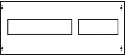 ABB Striebel & John AG328 cover 300x750mm for S750 accessories CombiLine interior fitting system, 2CPX062991R9999