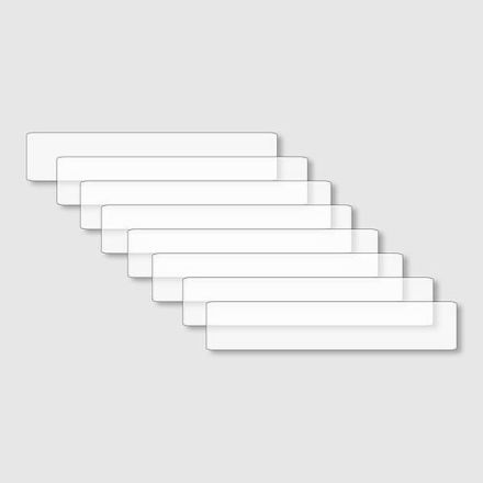 Siedle 200029871-00 Lettering insert for CA 812-4 white for nameplate